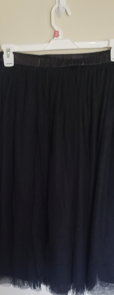 Black tulle skirt